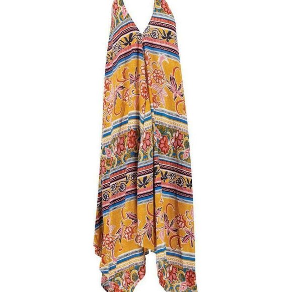 Old Khaki TALULAH DRESS Floral Printed Midi New S - Picture 3 of 7